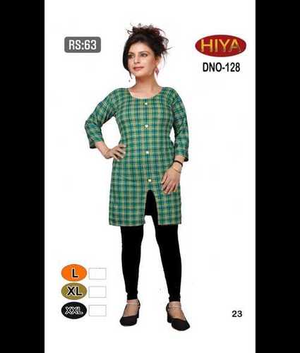 Ladies Three Fourht Sleeve Kurti