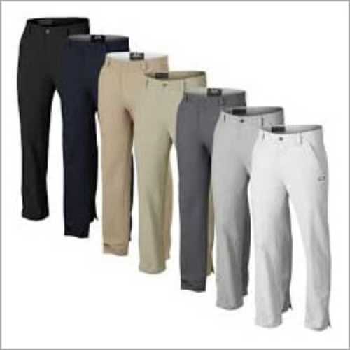 Plain Dyed Mens Casual Trouser