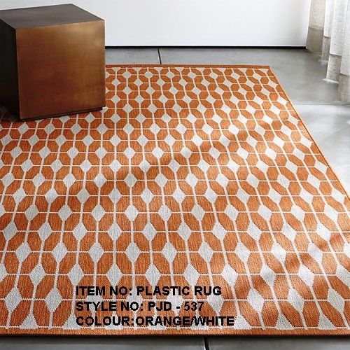 Various Colors Are Available Fade Resistance Plastic Rugs