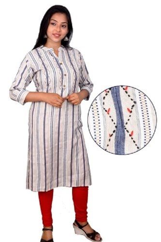 Multicolor Ladies Hand Work Kurti