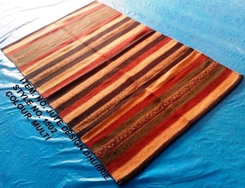 Rectangular Shape Jute Dhurries