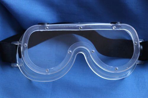 Zero Power Safety Goggle - Polycarbonate Lens, Elastic Band Frame | Unisex Design, New Condition