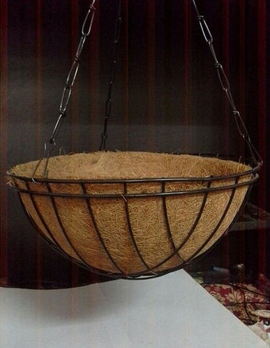 Coir Brown Hanging Basket