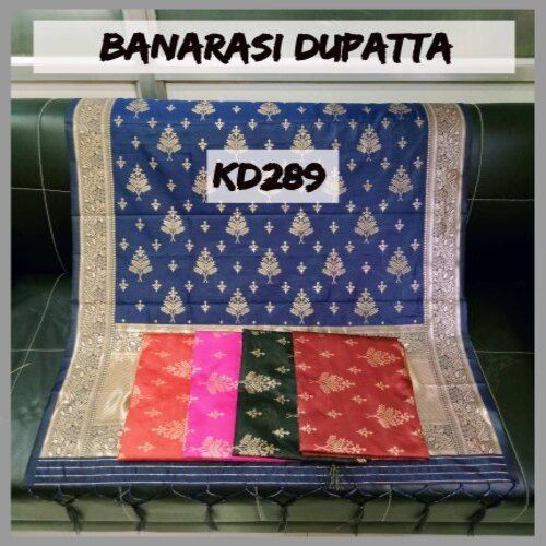 All Kd289 Banarasi Silk Dupataa With Hand Made Tassel