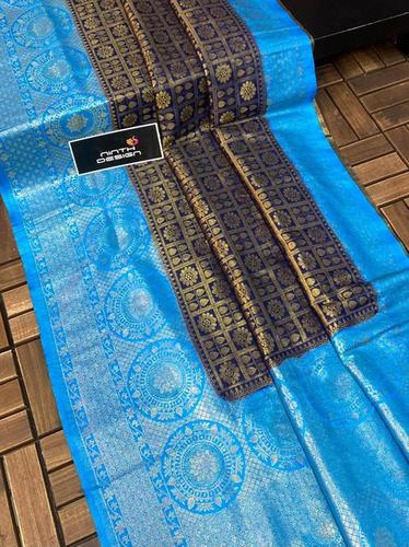 Blue Ladies Designer Pattu Saree