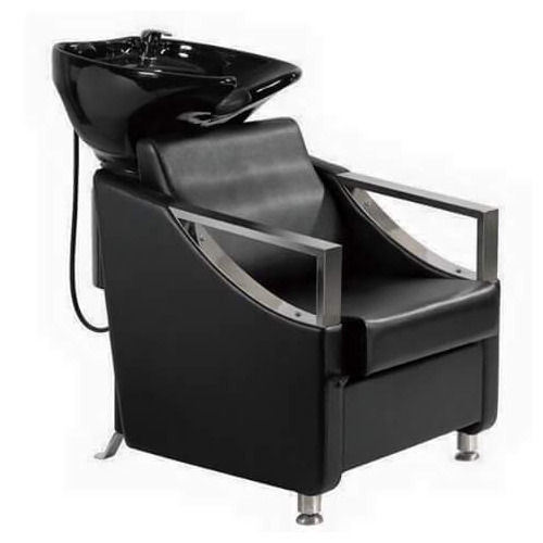 Premium Black Color Shampoo Station Chair