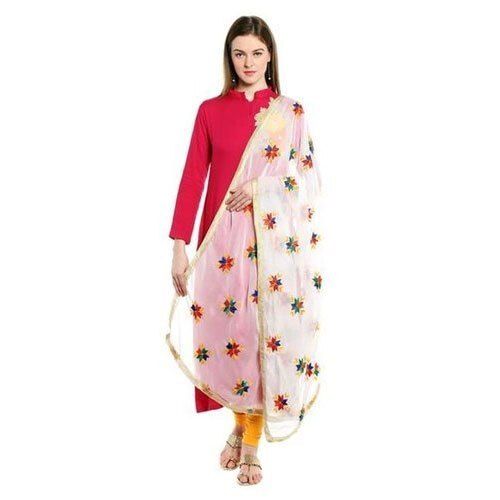 2 To 2.75 M Designer Banarasi Silk Dupatta