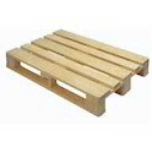 Four Way Wooden Pallets - Rubber Wood, Square 5x6 Inches, Brown Color, Custom Size Options