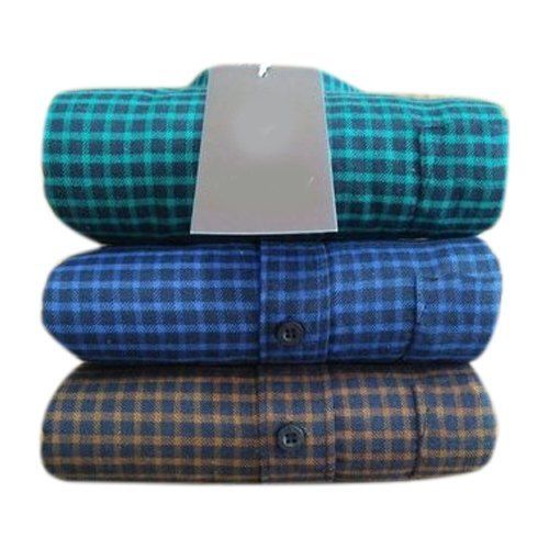 Mens Twill Check Shirt