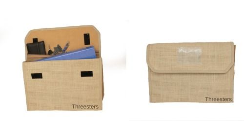 Threesters Jute File Bag