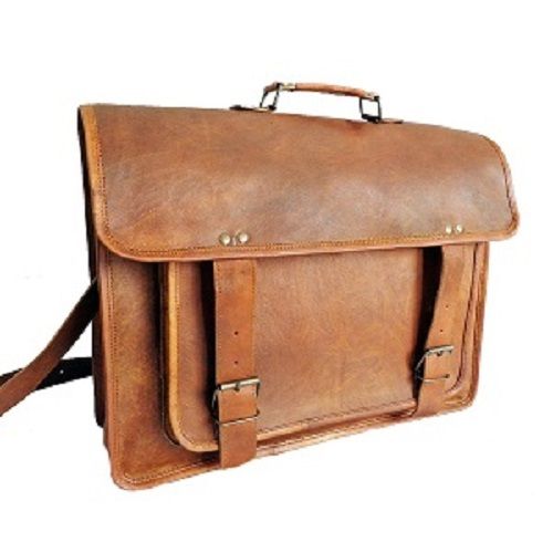 Brown Leather Laptop Bag