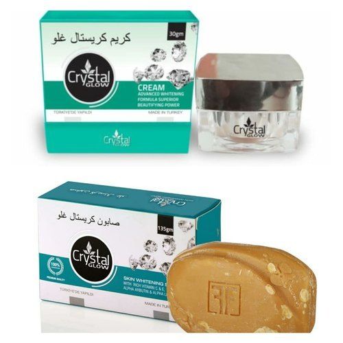 Crystal Glow Cream For Advanced Whitening 30gm And Soap 30gm
