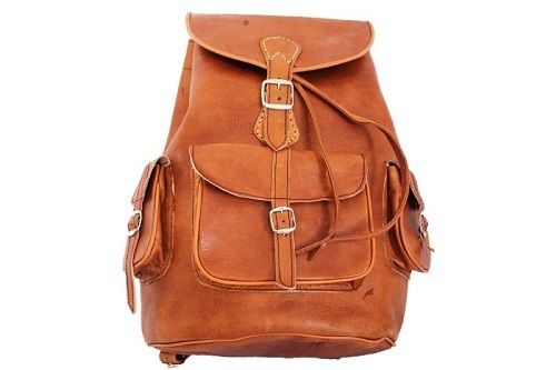 Fancy Leather Backpack Bag