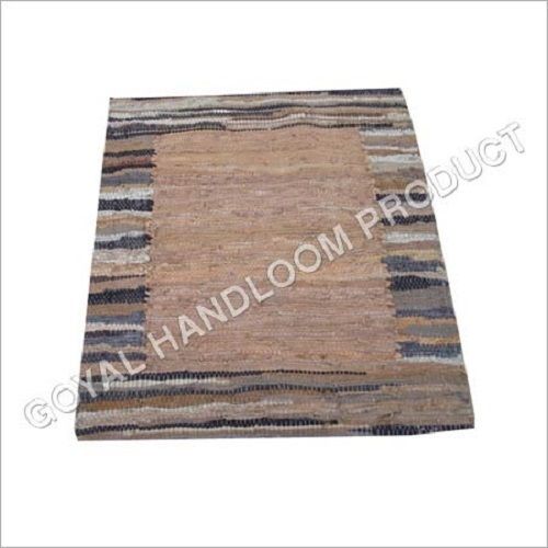 Various Colors Are Available Perfect Finish Leather Shaggy Carpets