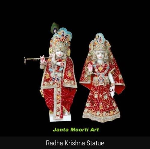 Radha Krishna Religious Statue