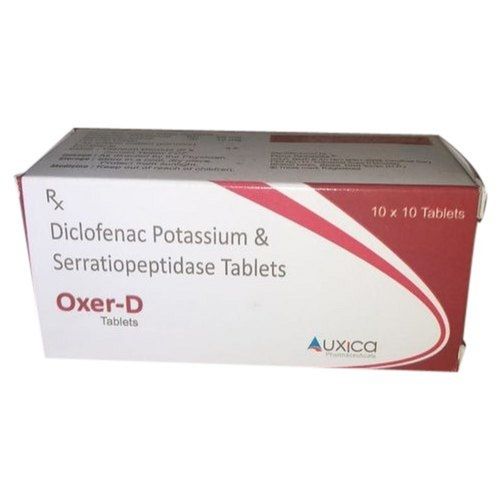 Diclofenac Potassium And Serratiopeptidase Tablets