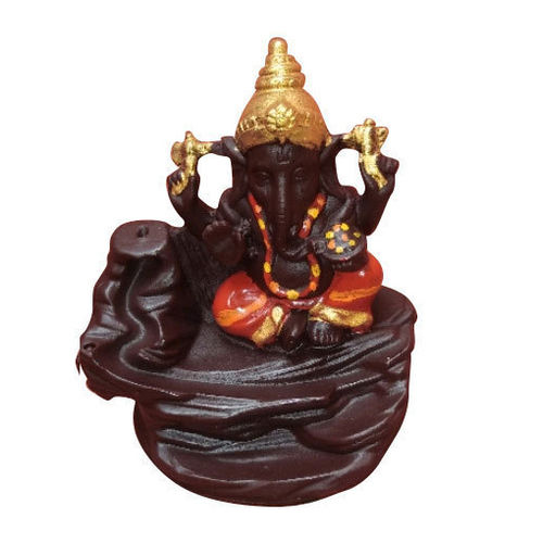 Multicolour Lord Ganesha Idol Incense Holder