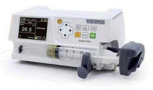 White Portable Plastic Digital Syringe Pumps