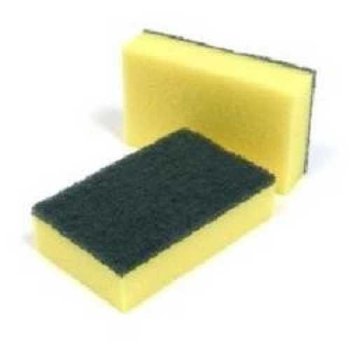 Yellow Black Foam Scrubber