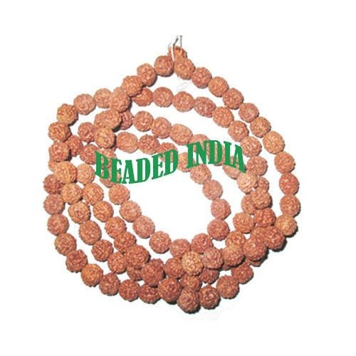 Indian 5 Mukhi 4MM Rudraksha Bead Mala