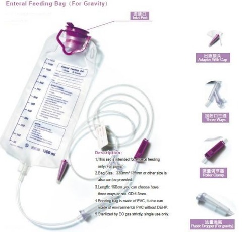 Enteral Feeding Bag (Gravity Type)