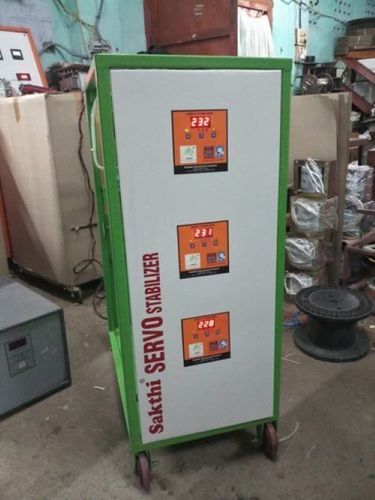 Industrial Three Phase Voltage Stabilizer Output Voltage: 415 Volts +- 1% Volt (V)