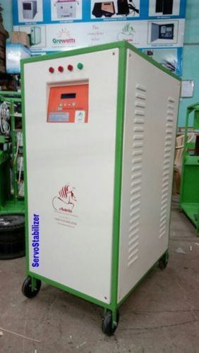 Oil Cooled Three Phase Servo Voltage Stabilizer With Relay Controller Output Voltage: 440 Volt (V)