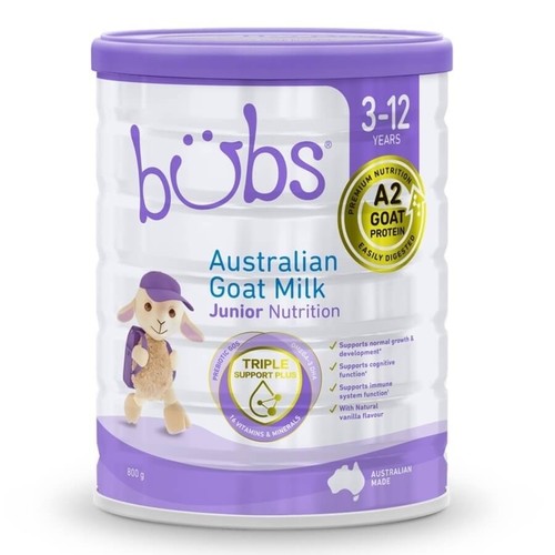 Bubs-Australian Goat Milk Junior Nutrition (800G) Age Group: Baby