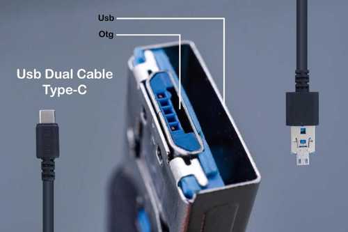 C Type Usb Dual Cable