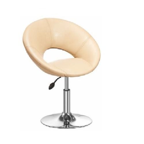 Cream And Chrome Colour Bar Stool