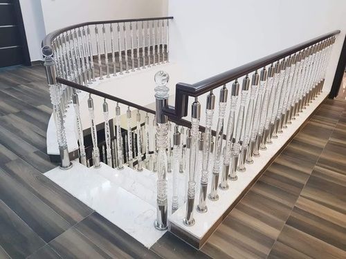 Designer Acrylic Staircase Railing Usage: Home