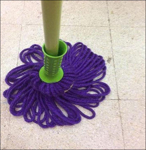 Cotton Purple Thread Spin Mop