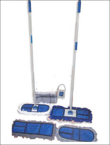 कॉटन वेट एंड ड्राई प्लास्टिक मोप