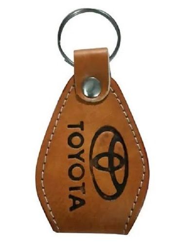 Printed Customized Leather Keychain