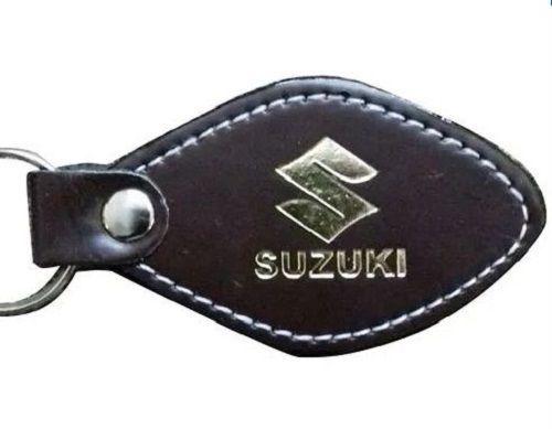 Various Colors Are Available Printed Engraved Leather Keychain