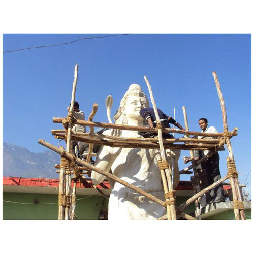 Durable Huge White Lord Shiva Statue