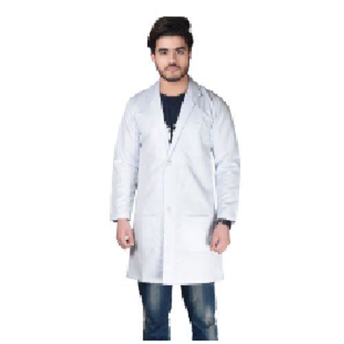 White Knee Length Doctor Coat