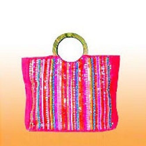 Ladies Embroidered Beaded Handbag