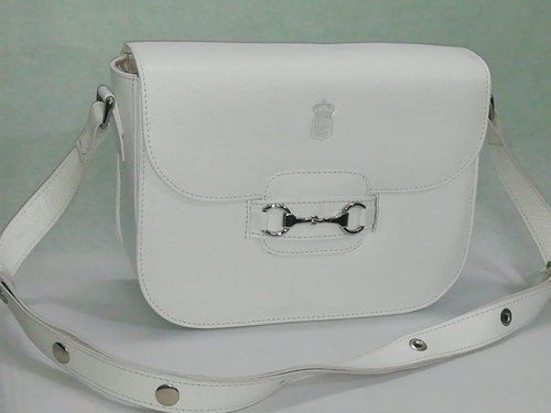 Ladies White Leather Handbags Gender: Women