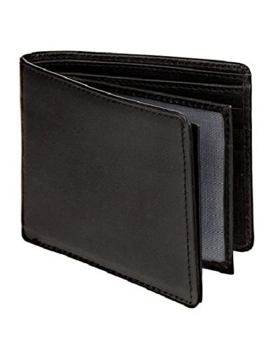 Various Colors Are Available Mens Black Leather Wallet