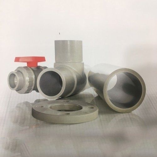 Plastic Pph Round Grey Pipes