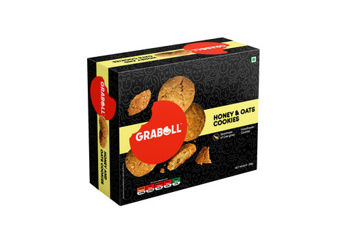 Rich In Taste Honey And Oats Cookies (Pack Of 1 X 200G X 28 Unit) Packaging: Box