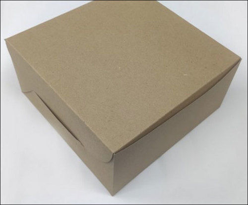 Plain Kraft Cake Box