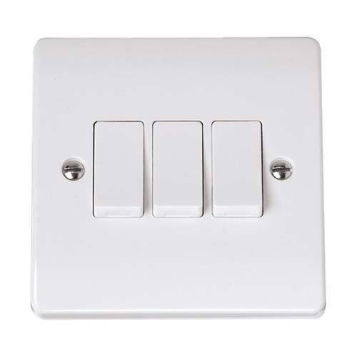 Plastic White Electrical Switches