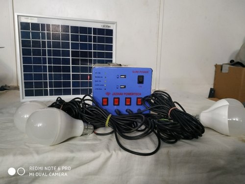 Blue 30W Solar Power Home Lighting System
