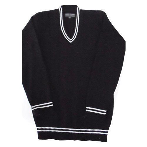 Full Sleeves Woolen School Sweater - Small, Medium, Large | Elegant Striped Design, Anti Wrinkle, Dry Clean Only