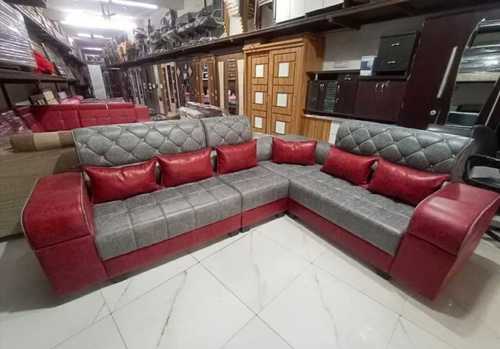 Leather Fabric Modern Sofa Set Home Furniture