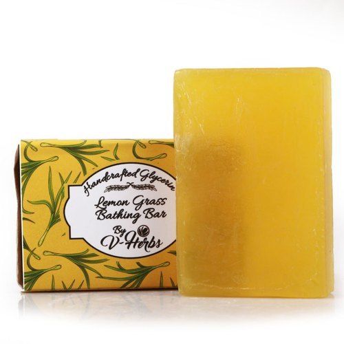 Handcrafted Lemongrass Glycerin Soap (100 gm)