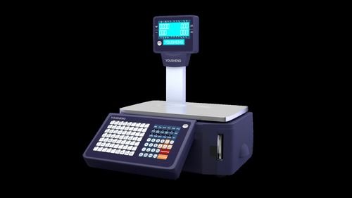 Semi-Automatic Label Printing Scale