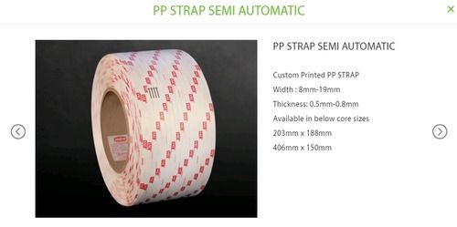 Pp Printed Strapping Rolls